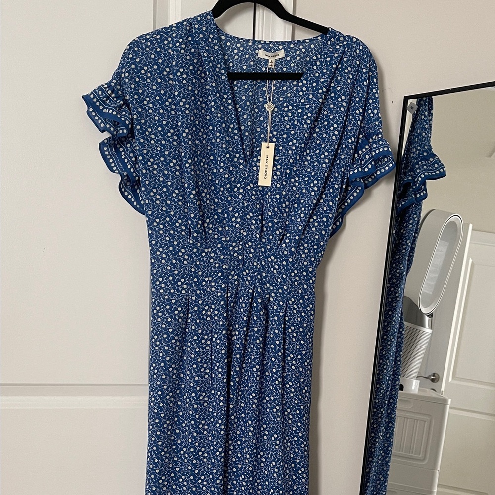 NWT Blue Floral Women's Dress